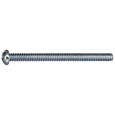 Midwest Fastener #10-24 x 2-1/2 in Combination Phillips/Slotted Round Machine Screw, Zinc Plated Steel, 100 PK 04688